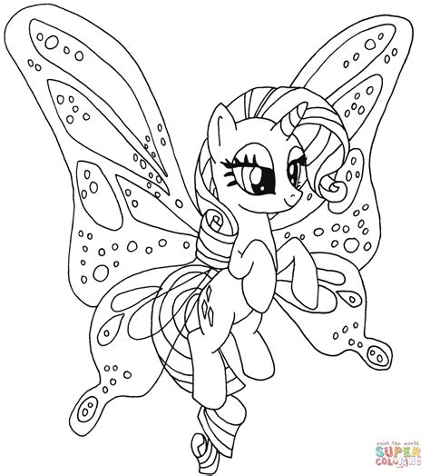 rarity pony coloring page  printable coloring pages