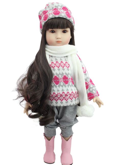 Fashion Nude American Girl Naked Doll Accessories Diy Toy 45cm No