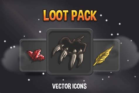 loot vector icons pack craftpixnet