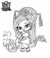 Monster High Coloring Baby Babies Pages Getcoloringpages sketch template