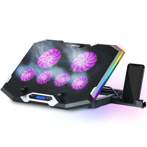 buy topmate  laptop cooling pad rgb gaming cooler laptop fan stand