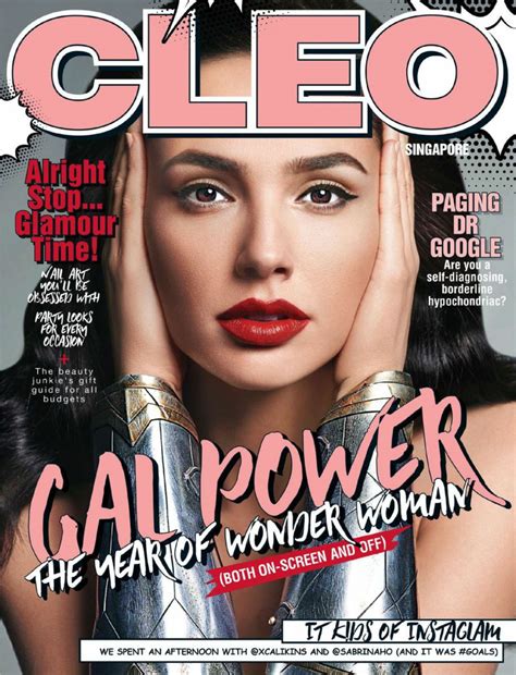 Gal Gadot Cleo Magazine Singapore December 2017 Issue