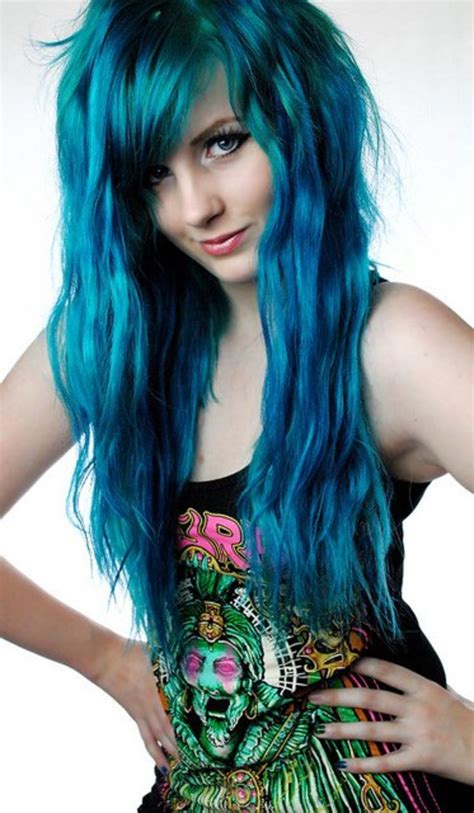 electric blue hair dye   bright blue hair