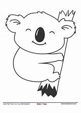 Koala Worksheet Kidzezone Kirola Dxf sketch template