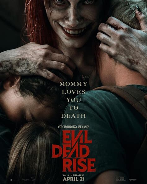 Evil Dead Rise Poster Puts A Terrifying Spin On A Mothers Love