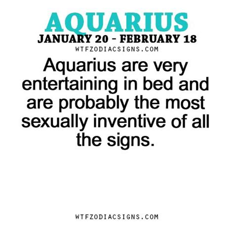 Aquarius Are Very Entertaining In Bed And Are Fun