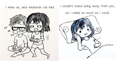 this comic about long distance relationship is sadly true by sisiwako