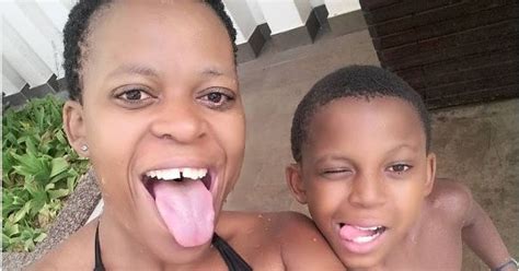 Zodwa Wabantu Shares The Cutest Video Of Her Mother Son Moments