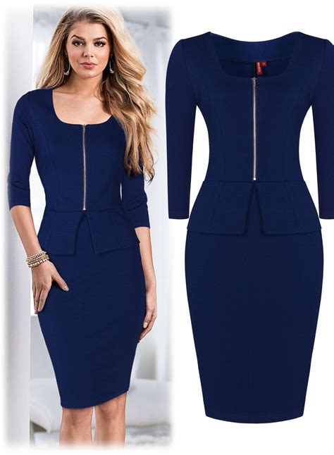 women s office lady work elegant bodycon cocktail party mini dresses work wear work dress