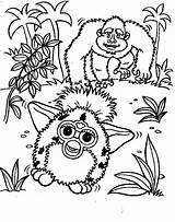 Furby sketch template