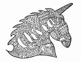 Unicorn Olivia Coloring Pages Zentangle Doodle Stevie Classic Printable Personalized Print Color sketch template