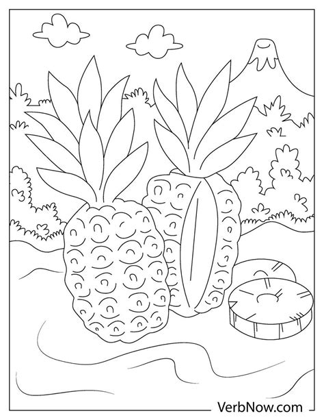 fruit coloring pages book   printable  verbnow