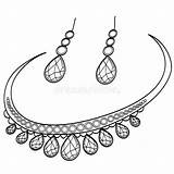 Colorare Coloring Collier Collana Oreille Diamantes Raster Diamante Boucles Trame Diamants Orecchini Quadro Televisivo Depositphotos St3 Pietra Preziosa Earring Vector sketch template