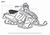 Snowmobile Drawing Draw Ski Doo Step Drawings Coloring Pages Cool Other Tutorials Sheets Getdrawings Printable Learn Sketch Print Kids Paintingvalley sketch template