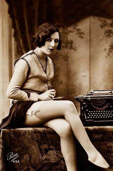 1920s Sexy Secretary Photographed By Pisa Of Paris Thumbs Up M 10