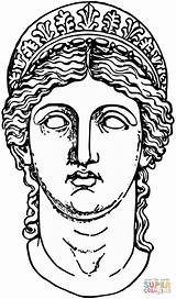 Greek Coloring Hera Clipart Goddess Mythology Sculpture Pages Ancient Grecian Statues Greece Printable Juno Pixabay Drawings Statue Gods Drawing Supercoloring sketch template