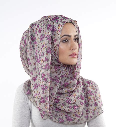 hijabs fashion islamic clothing inayah collection floral printed