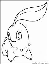 Chikorita Pokemon Angry sketch template