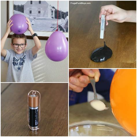 cool science experiments  kids frugal fun  boys  girls