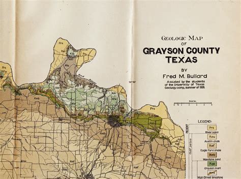 grayson county texas detail   map prepared    flickr