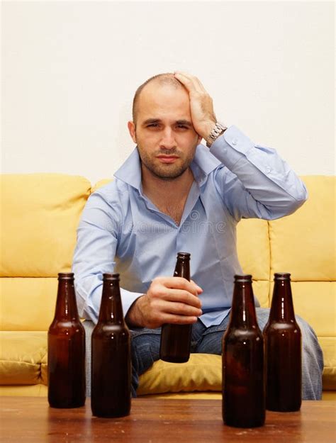 Drunk Man Stock Image Image Of Habit Drunk Hangover 24744713
