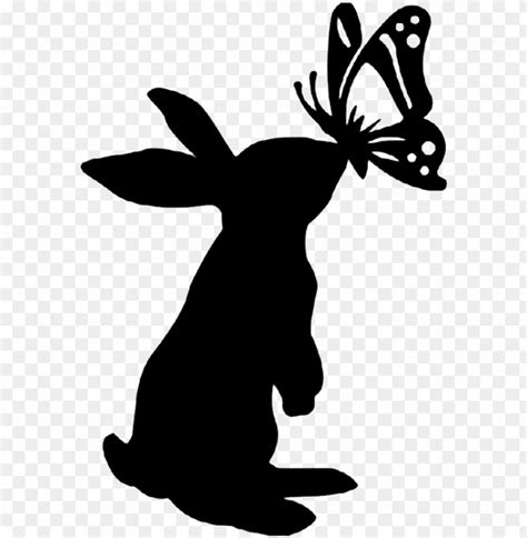 silhouette simple bunny clipart rabbit silhouette clipart free stock