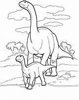 Brontosaurus Coloring Pages Kids Family Printable Dino Popular Library Dinosaurus Book Coloringhome sketch template