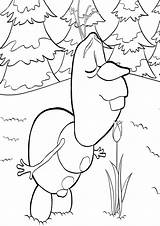 Olaf Coloring Pages Frozens Kids sketch template