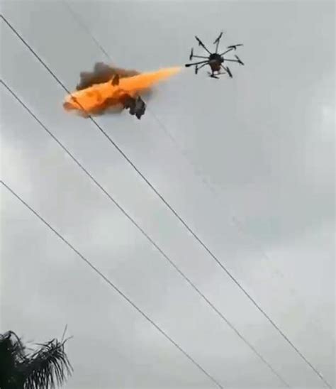 flamethrower drone wiolocom