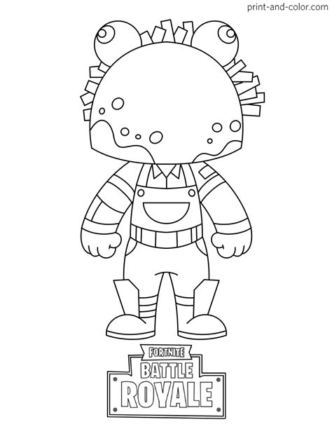 fortnite pinata coloring page