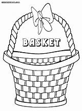 Basket Coloring Pages Print Getdrawings Gift Drawing Basket3 sketch template