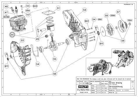 hilti dsh  parts manual hilti dsh  parts diagram dsh  gas powered  concre