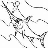 Swordfish Coloring Zwaardvis Pages Colouring Kids Fun Popular Coloringhome sketch template