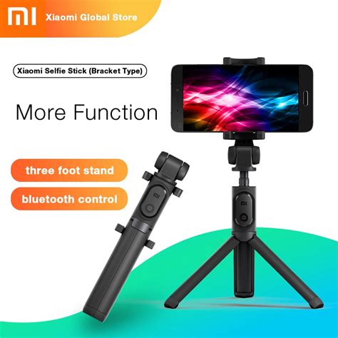 Original Xiaomi Monopod Mi Selfie Stick Bluetooth Tripod With Wireless