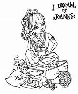 Jeannie Jadedragonne Coloriage Genie Digi Coloriages Dragonne Genio Lineart Sheets Toucans sketch template