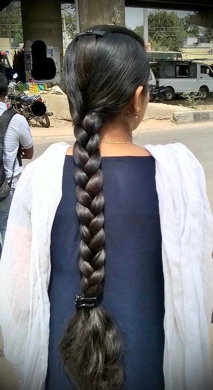 classic neat thick braid long hair girl braids  long hair long