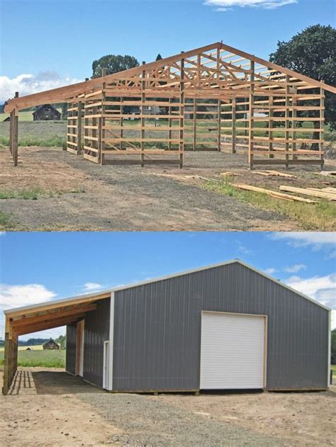 Image Result For 30 X 40 Pole Barn Shedplans Building A Pole Barn