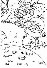 Asteroides Aliens Planets Comet Meteor Corpos sketch template