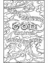 Creation Gods sketch template