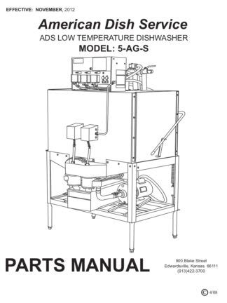 hobart dishwasher  parts manual