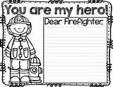 Thank Printable Coloring Fire Firefighters Remember Week Firefighter Kids Safety Letter Worksheets Preschool Classroom sketch template
