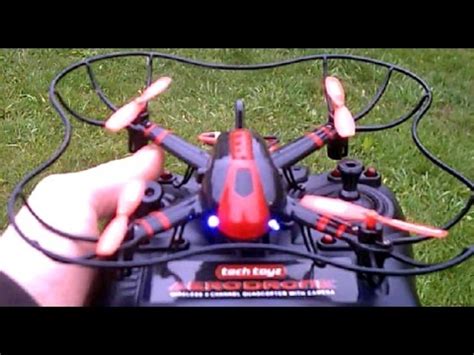 tech toyz aerodrone  rc quadcopter drone video test  wind flight