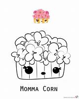 Num Coloring Noms Pages Momma Corn Series Printable Cute Print sketch template