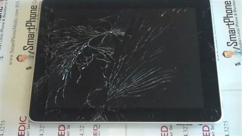 ipad cracked glass repair  smartphone medic youtube