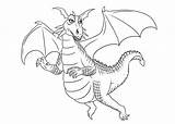 Coloring Shrek Pages Dragon sketch template
