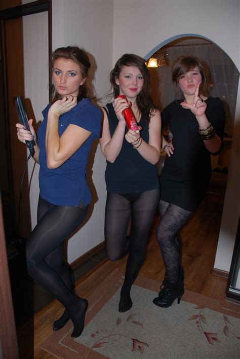 Pantyhose Dreams Posts • Three Sexy Teens All Wearing