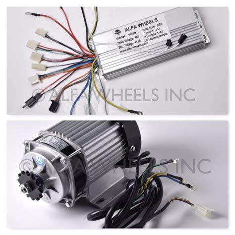 volt  watt electric gokart trike brushless motor gear  rpm  controller  ebay