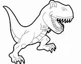 Rex Coloring Dinosaur Baby Pages Kids Head Cartoon Tyrannosaurus Dinosaurs Colouring Drawing Footprint Printable Color Print Simple Trex Sheets Drawings sketch template