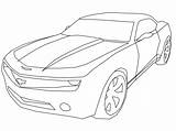 Coloring Pages Camaro Chevy Audi Car Clipart Printable Library Comments Getcolorings Color Popular sketch template