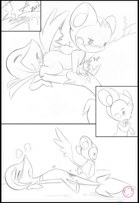 Rule 34 69 Close Up Comic Electricity Electrostimulation Emolga